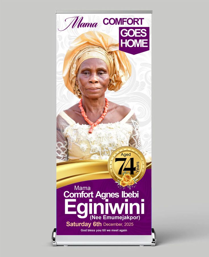 burial/funeral banner printing in lagos