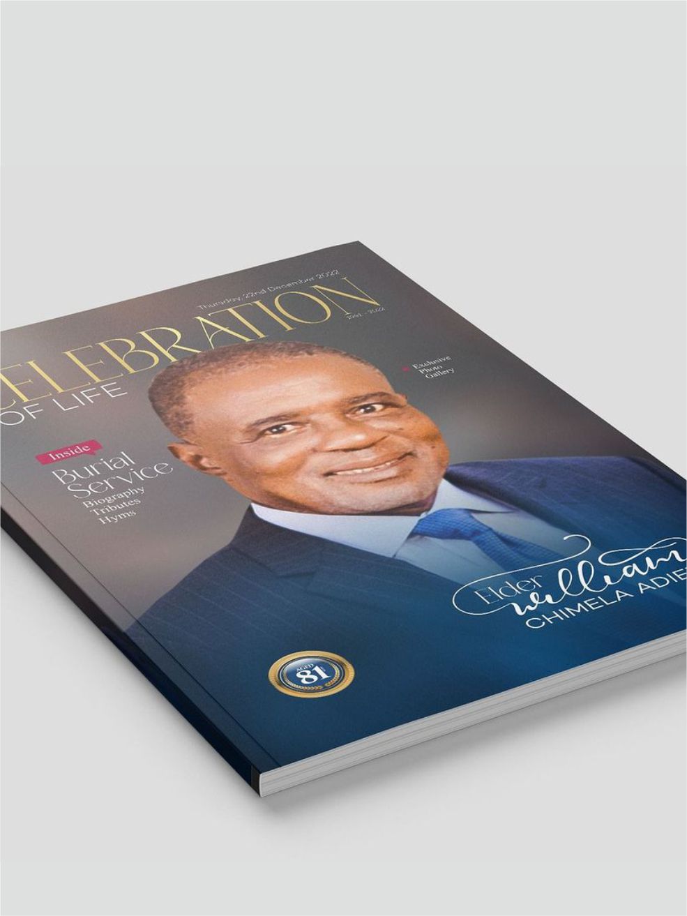 custom funeral program burial brochure print