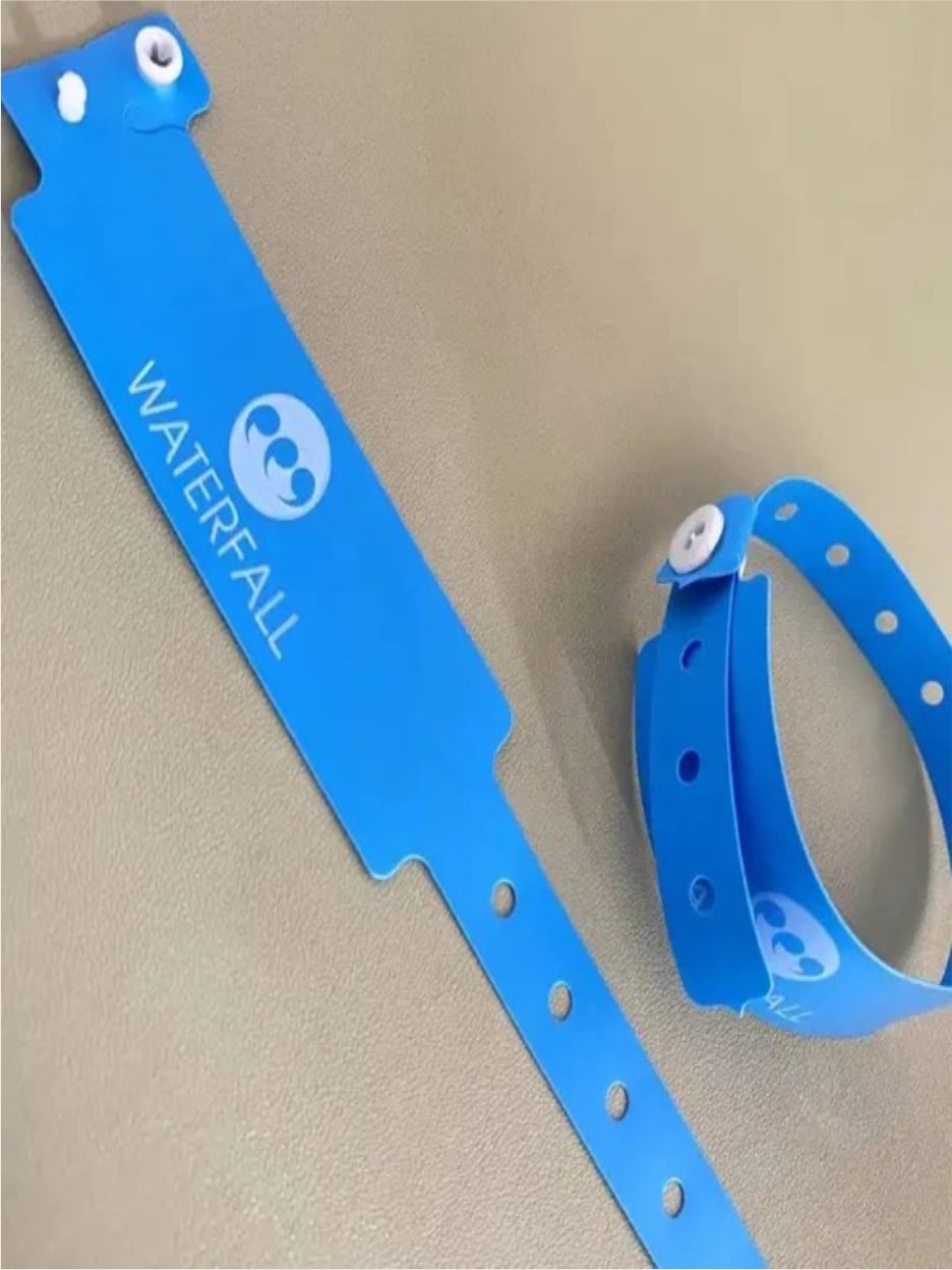 custom plastic event handtag